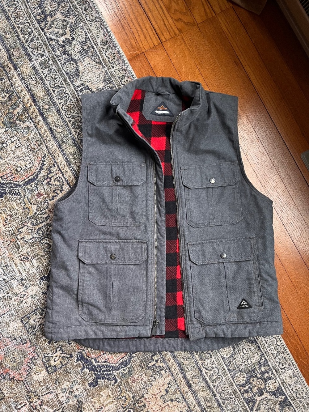 NWOT Ridgecut Flannel Lined Vest